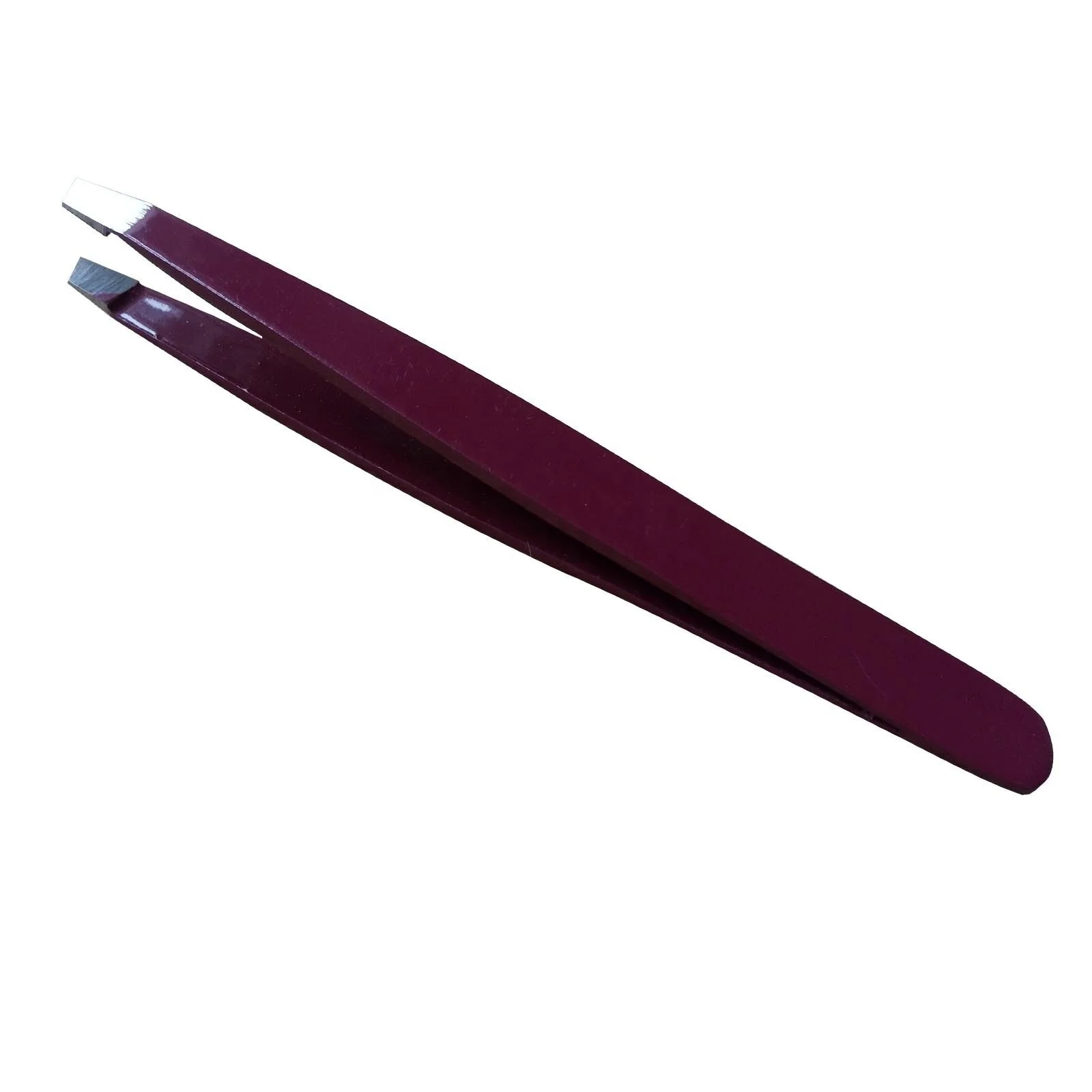 professional stainless steel all kinds of eyebrow slanted tip tweezers best cosmetic tweezers for eyebrows