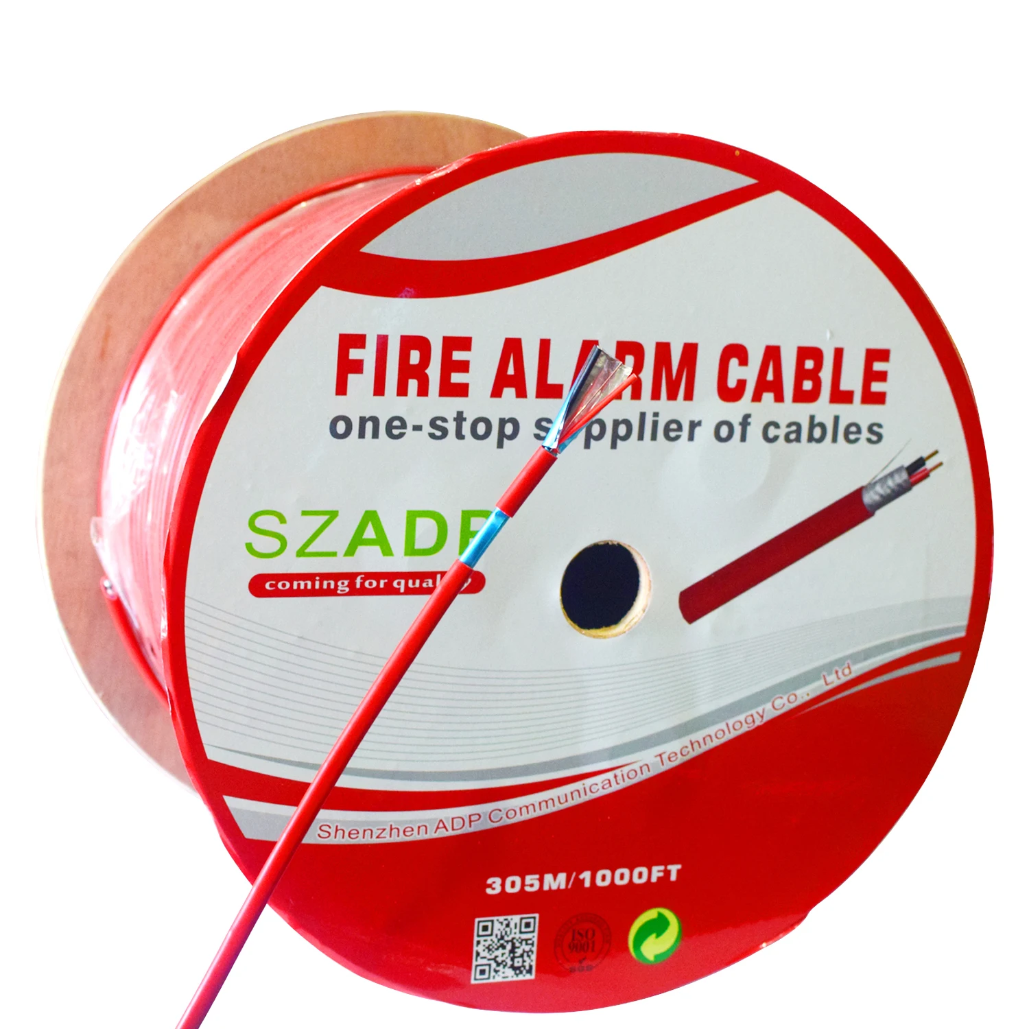 Fire Alarm Cable 1mm Shielded 18awg 16awg 1.5mm Fire Cable 2 Cores Fire Resistant Cables PVC/LSZH