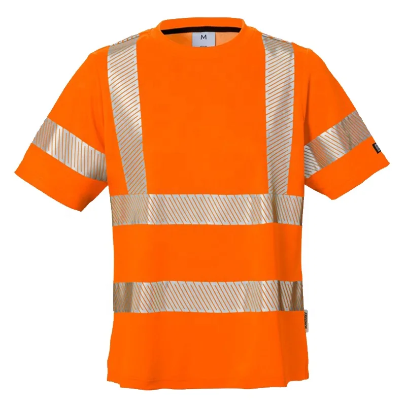 BSCI Factory HIigh Vis T-Shirt Woman Class 2  Reflective Safety Shirts
