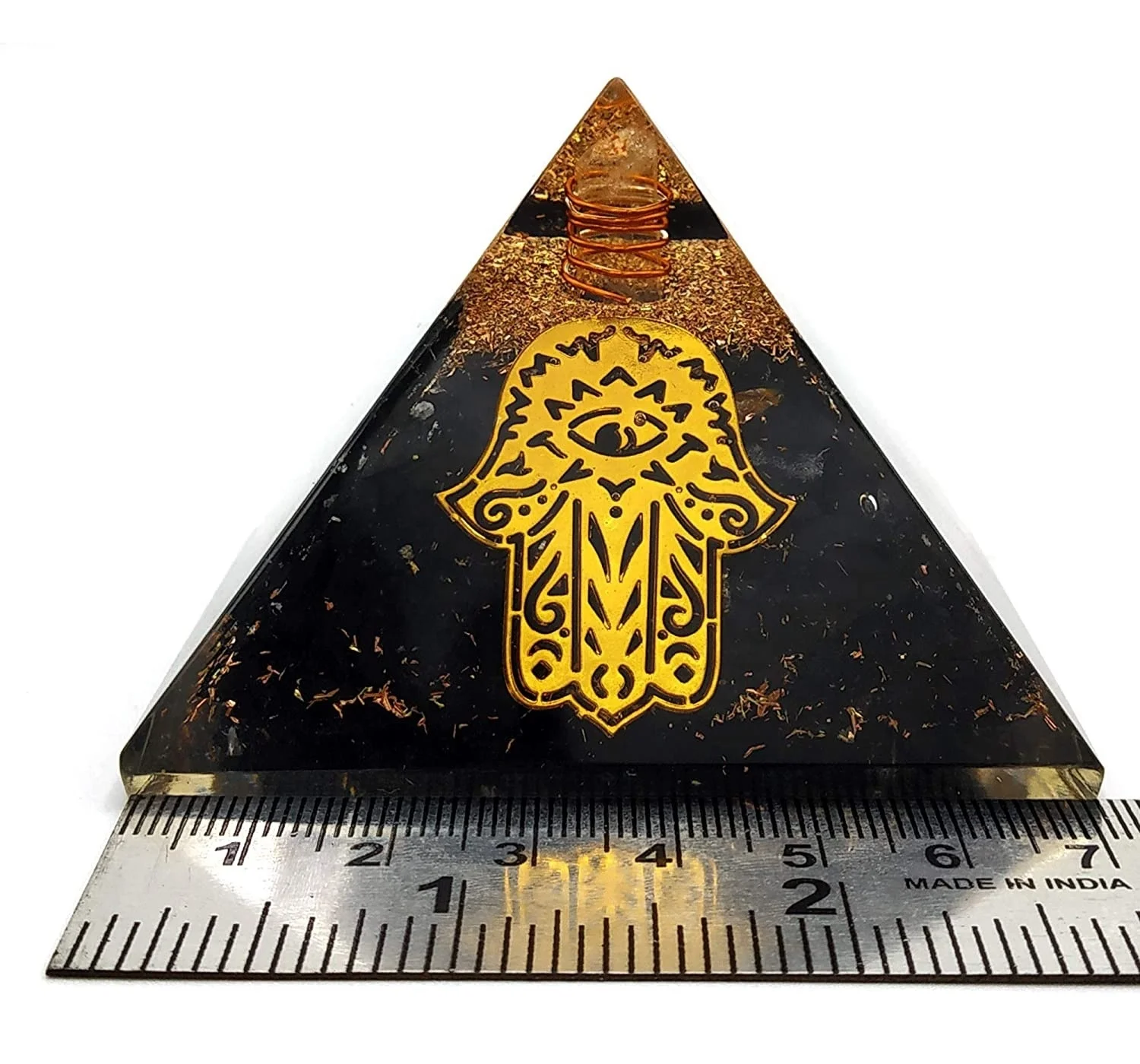 Natural Shungite Orgone Pyramid Orgone Energy Pyramid