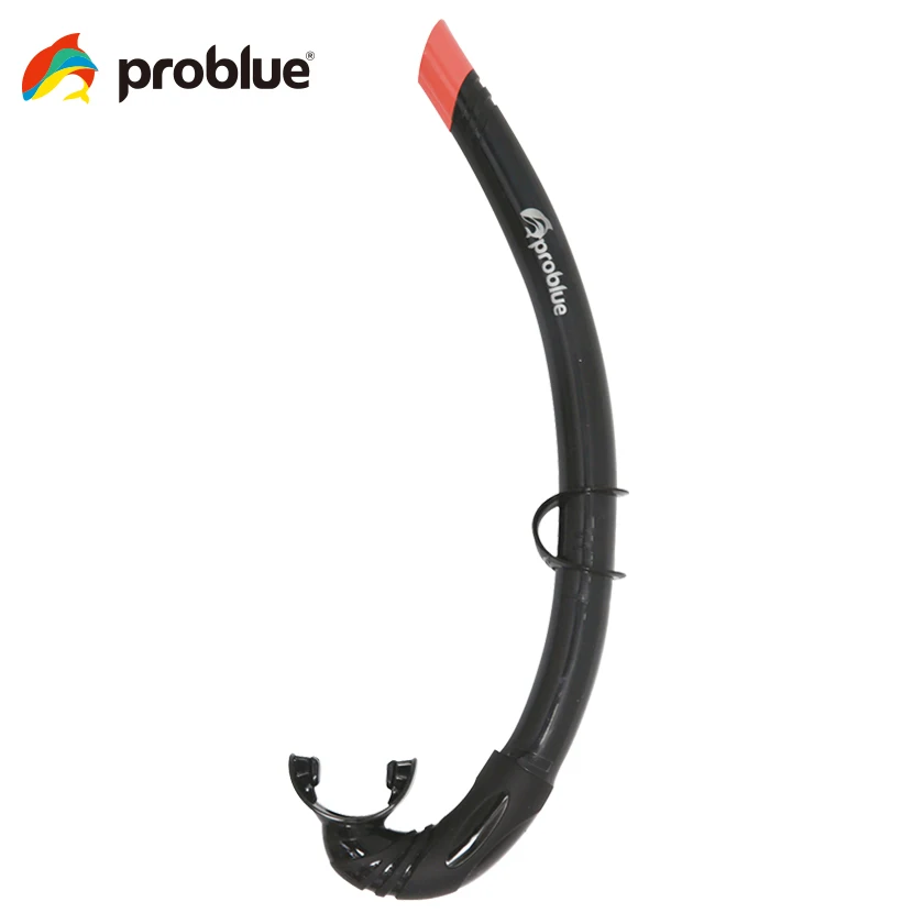 problue SN-1089W J-type TPE material lightweight snorkels freediving