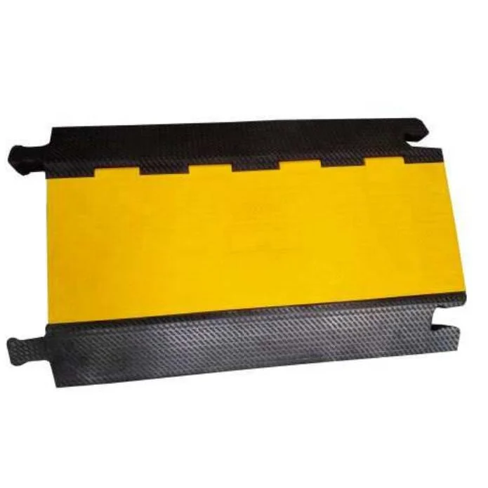 Rubber Cable Protector Outdoor 4 Channel for Electric Cable