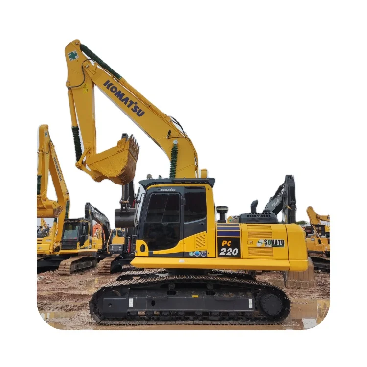 Used Komatsu PC220-8 22ton hydraulic crawler backhoe excavator in good condition,Japan excavator used