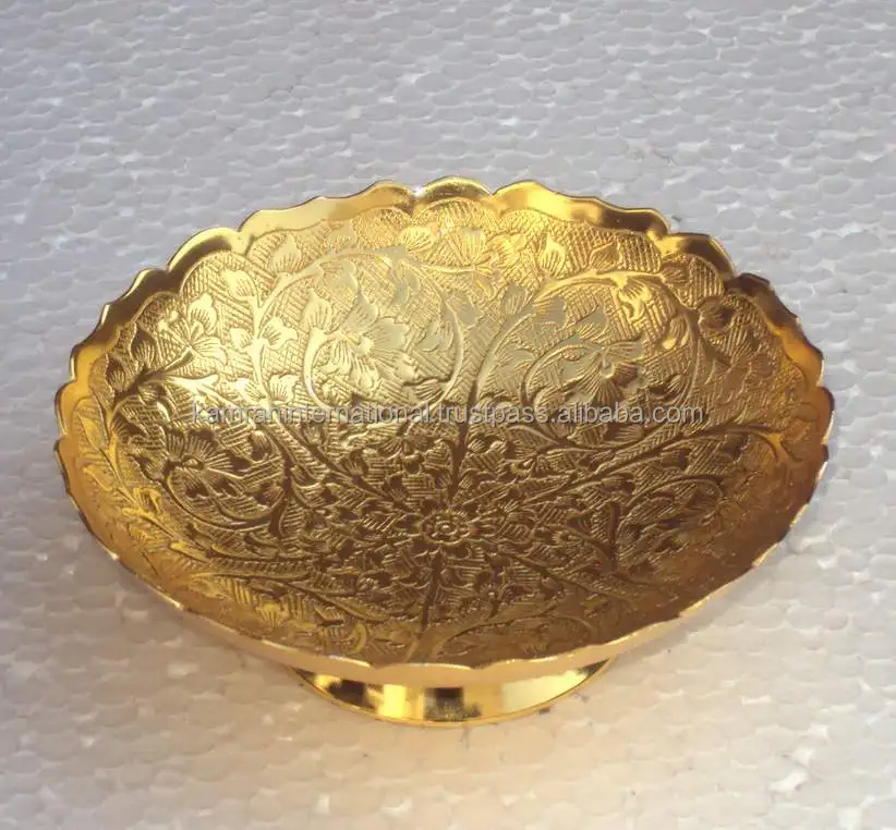 Brass fruit plate ,decorative plate, collectible plate,