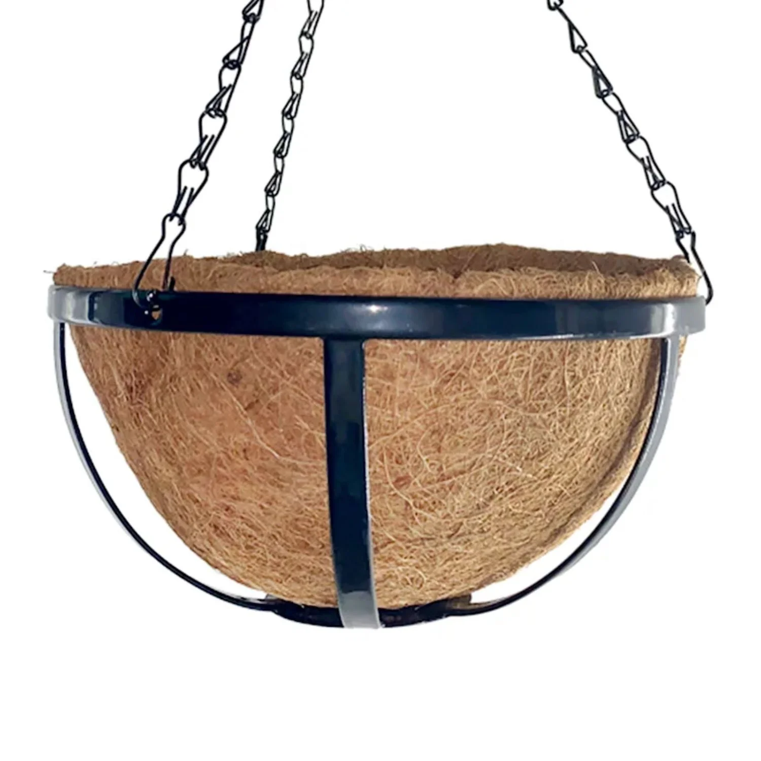 High Quality Coconut Mix Metal Green Touch Rattan Flower Pots and Planters Best Price Home and Garden Wholesale with Basket