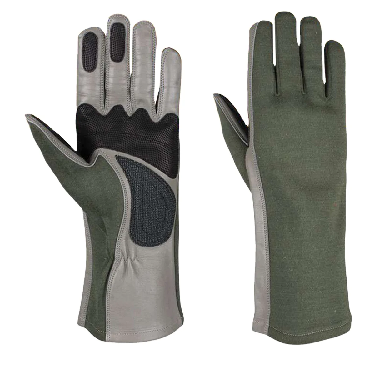 High Quality Soft Goatskin Leather Nomex Pilot Flight Gloves Durable Tactical Gloves for Working Hand Safety from Pakistan