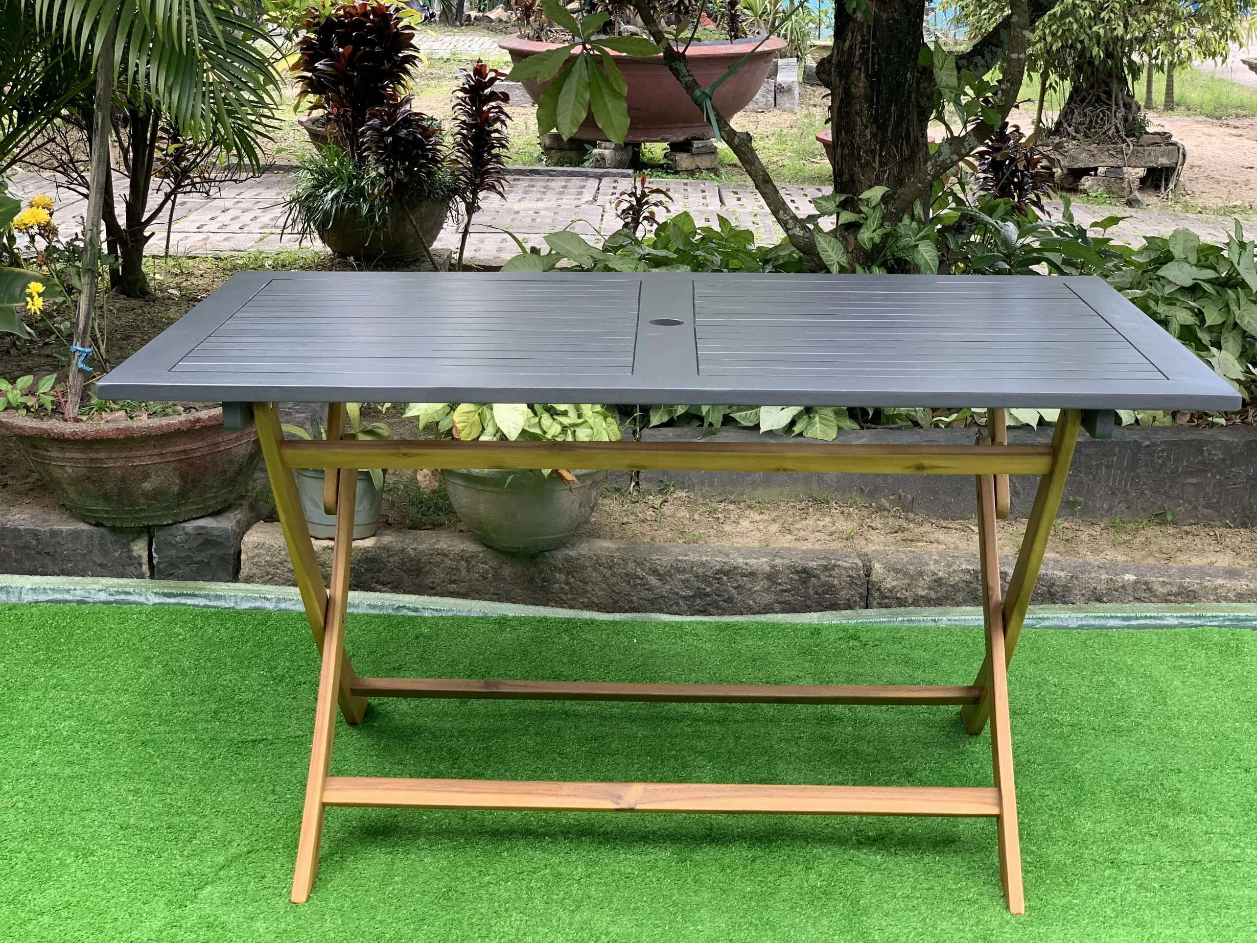 Outdoor Acacia Wood Folding Dining Table