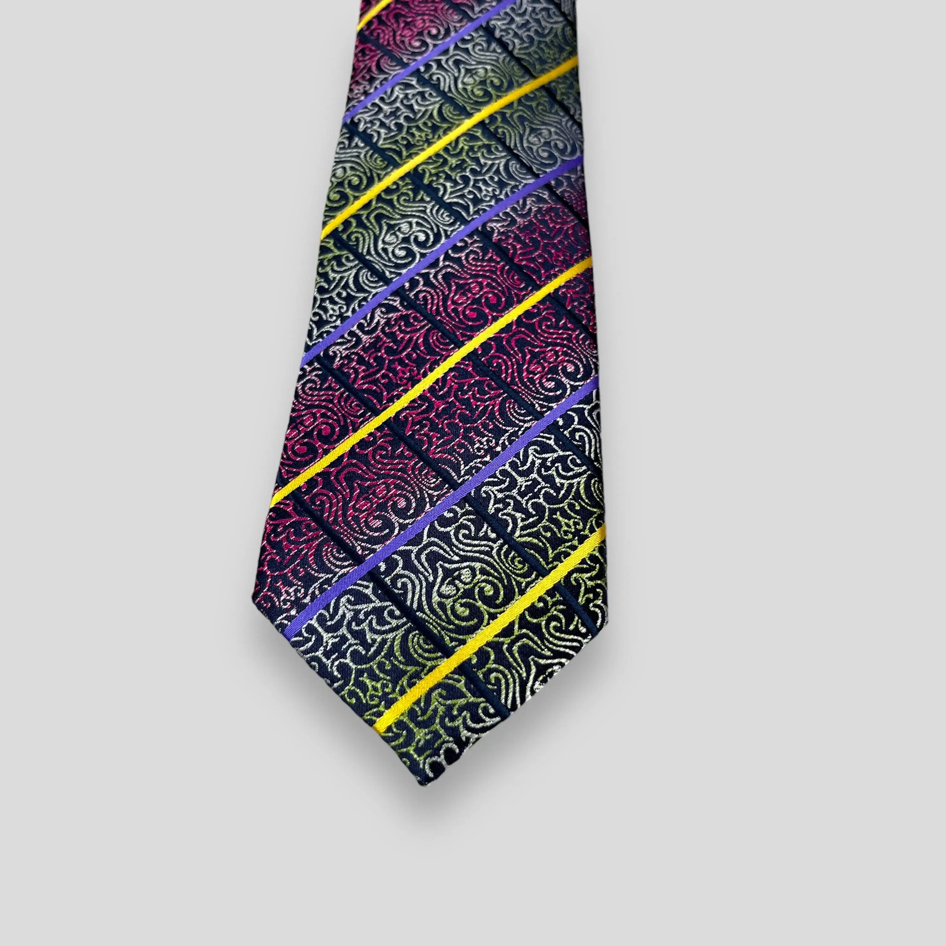 High Quality Multicolor Frizz Jacquard Neck Tie Polyester Material Casual and Formal Business Style Ascot Tie Style