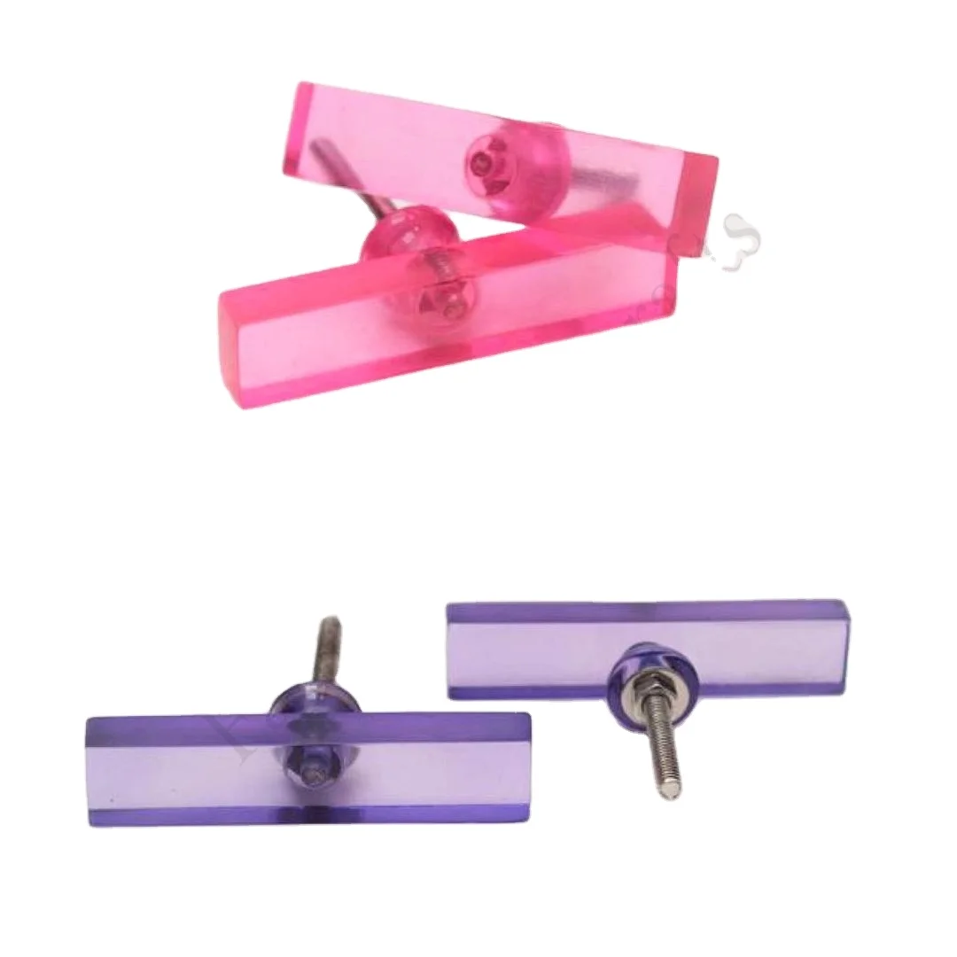 Furniture clear resin knob decorative knob handcrafted 2022 furniture Door knob & handle