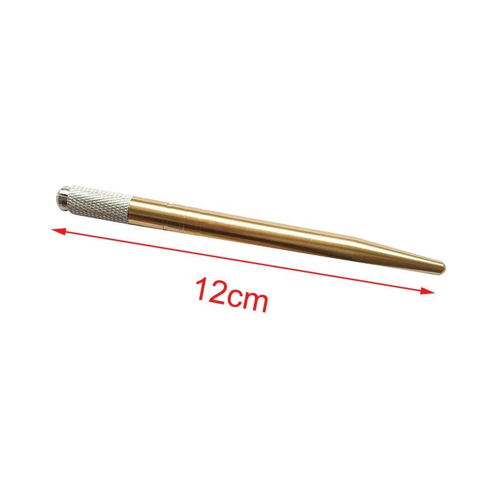 Ручки Microblading одноразовые алюминиевые ручки для перманентного макияжа бровей