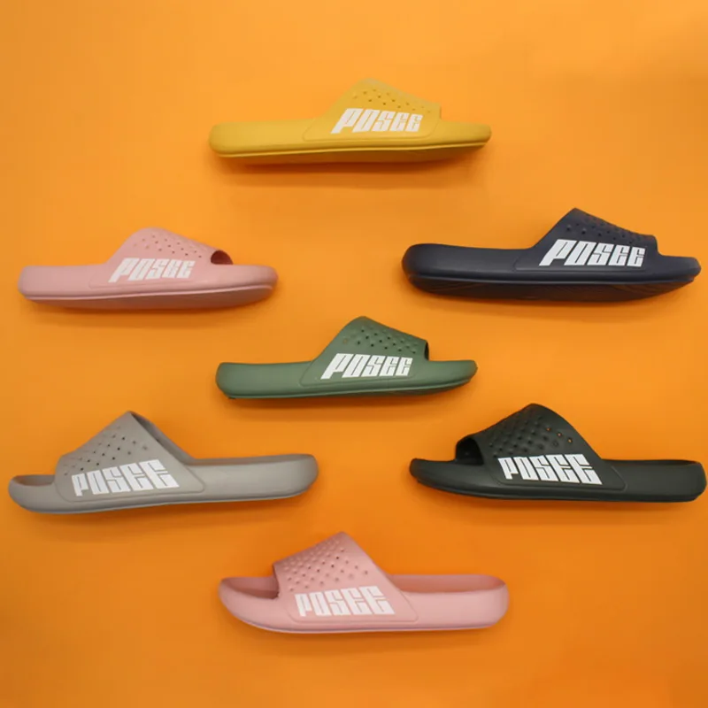 Custom Wholesale Lightweight Slipper with High Quality Rubber Sole Sheet Slide Sandal