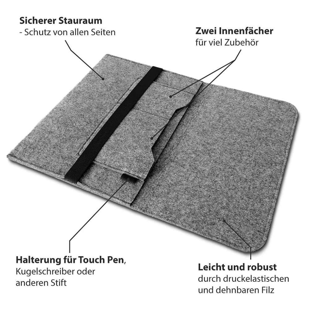 Protective Case Compatible with Microsoft Surface Laptop 13.5 Inch Felt Bag Sleeve Laptop Cover Notebook Case