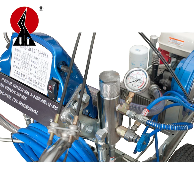 airless cold paint road marking machine with good quality Safety Reflective Traffic Signs Cold Spray Road Marking Machines