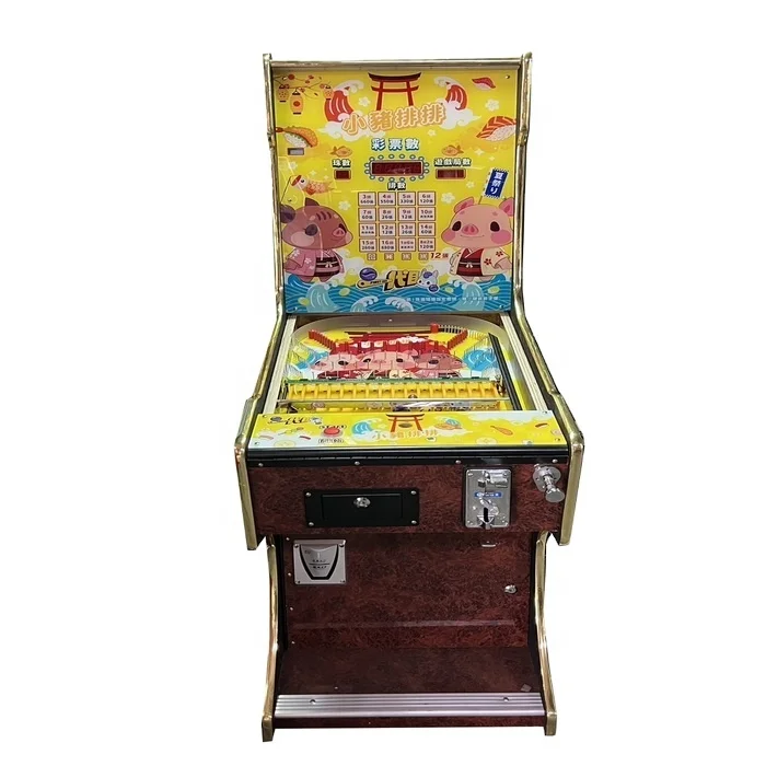 Kwang Yi For Kids Coin Pusher With Ticket Redemption Machines Game Center Arcade /Wooden Arcade Game Machine Game For Kids