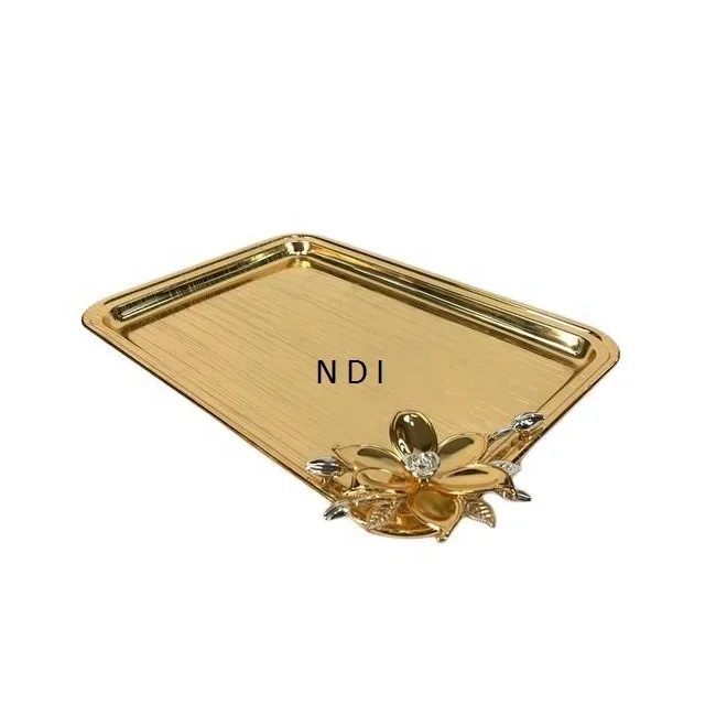 Кофейный десерт и чай Сервировочные принадлежности для ресторанов деревянный поднос еды мозаичный дизайнерский прямоугольный сервировочный