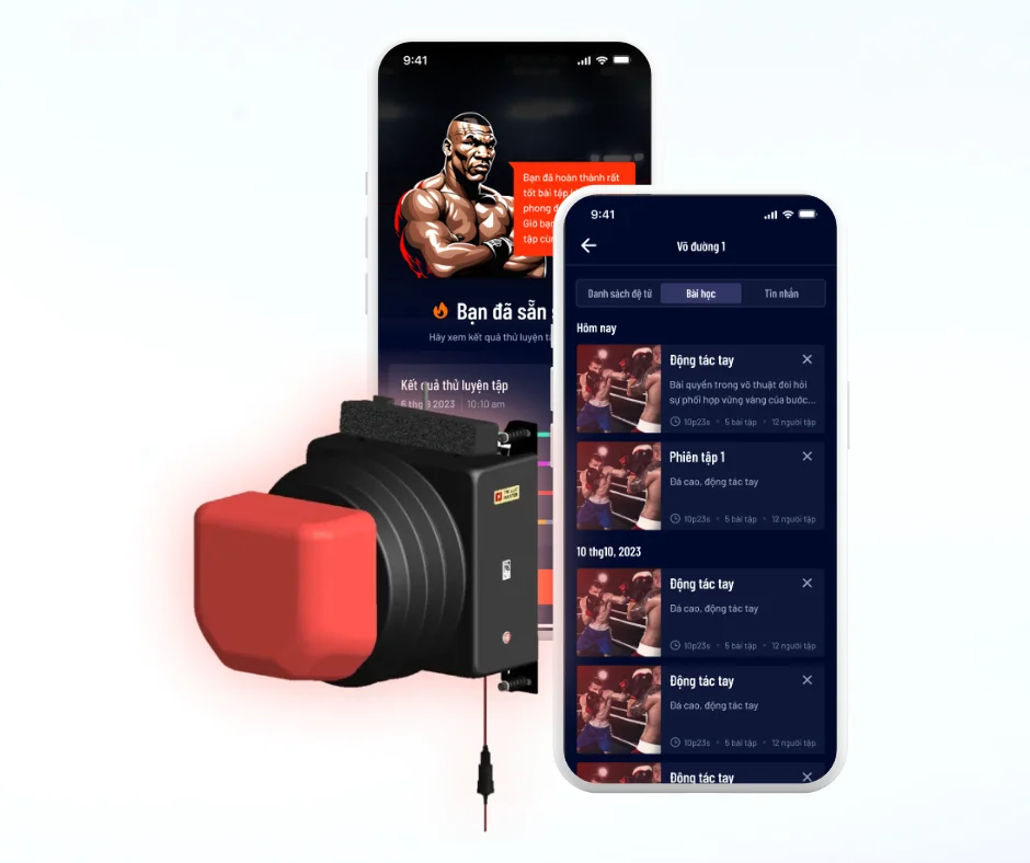 Smart Wall-Mounted Boxing Training Machine with Accurate Punch Measurement, Varied Workouts for All Ages, Home, Gym or Dojo