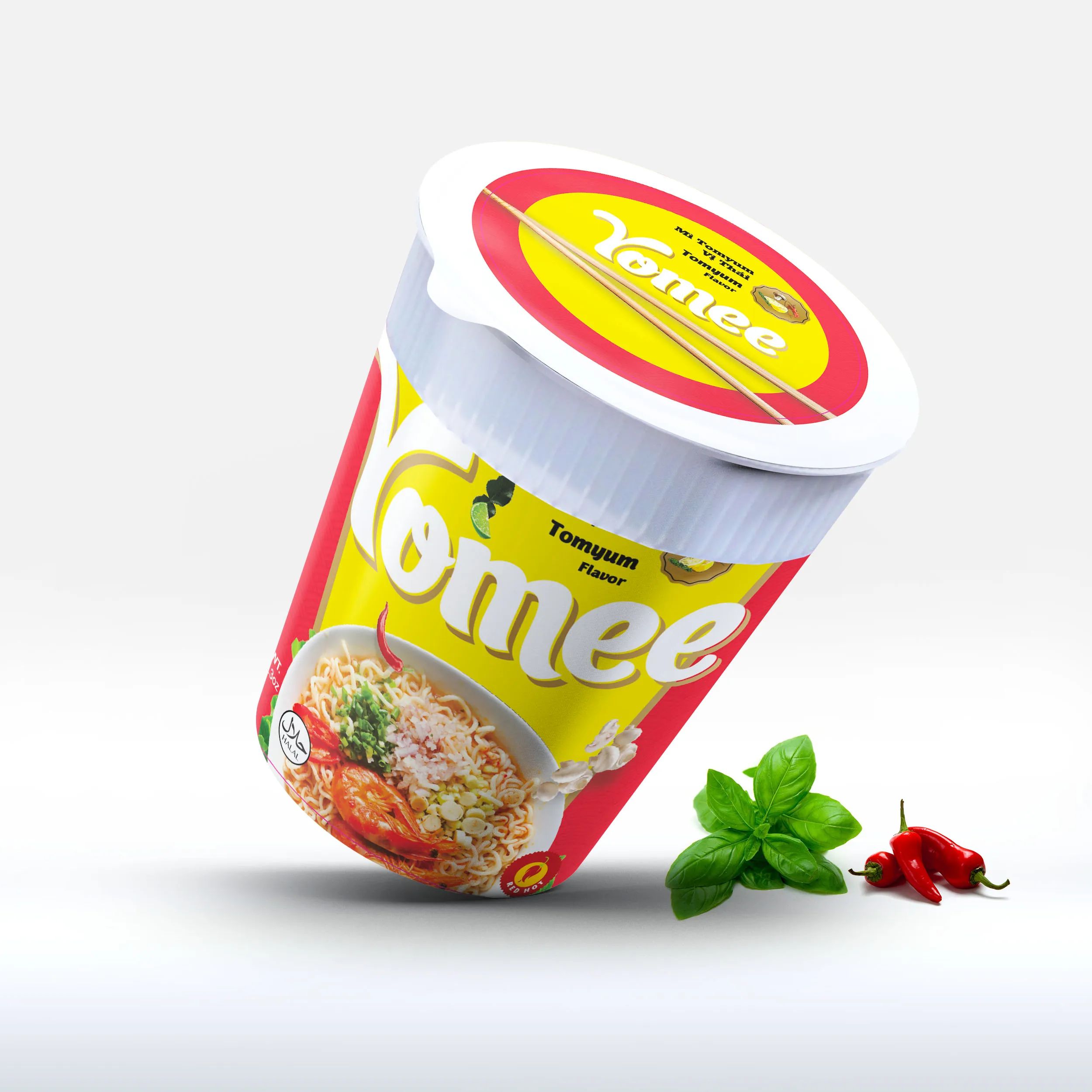 Instant Noodles Cup Yomee - A Brand From Vietnam - Delicious Cup Noodles With Various Flavour - Ready To Export