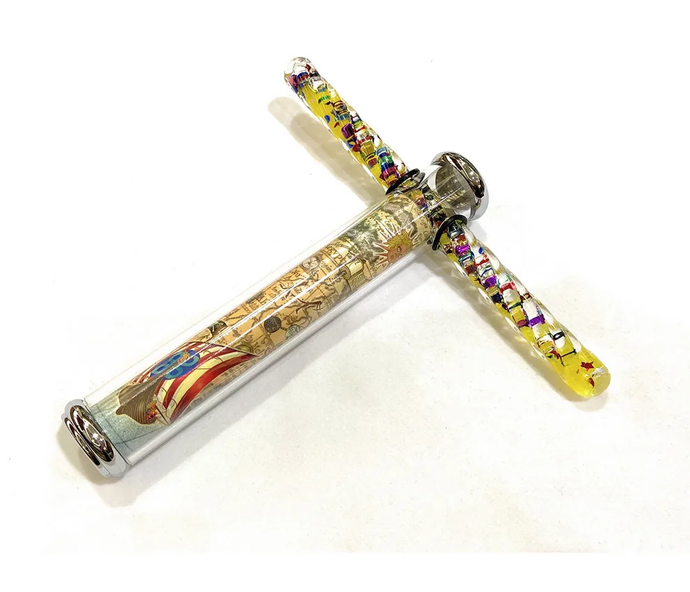2022 Gold Capped Acrylic Kaleidoscope Holiday Gift Ideas