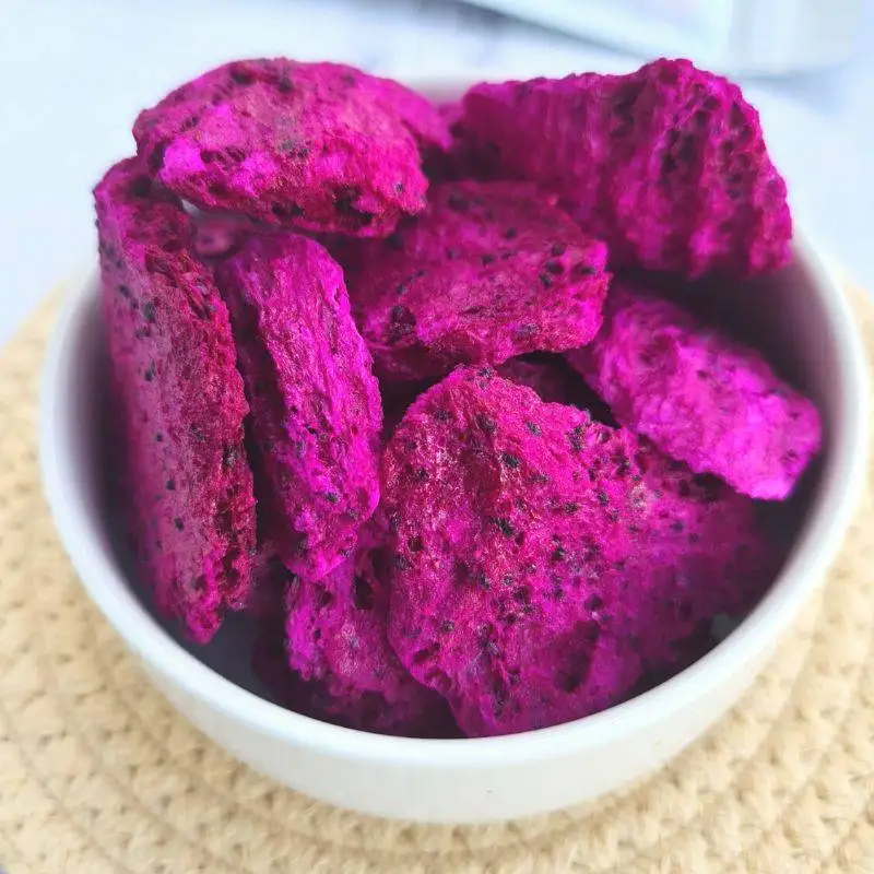 Vietnam Manufacturer Reasonable Price Freeze Dried Dragon Fruit High Quality Tropical Freeze Dried Fruit