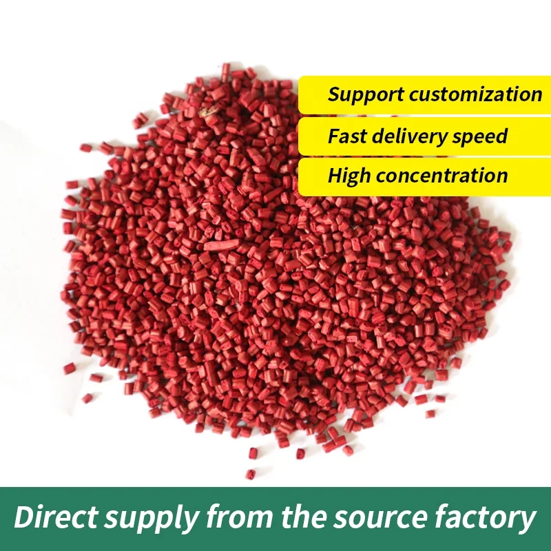 Plastic polyolefin functional caco3 masterbatch red color masterbatch filler