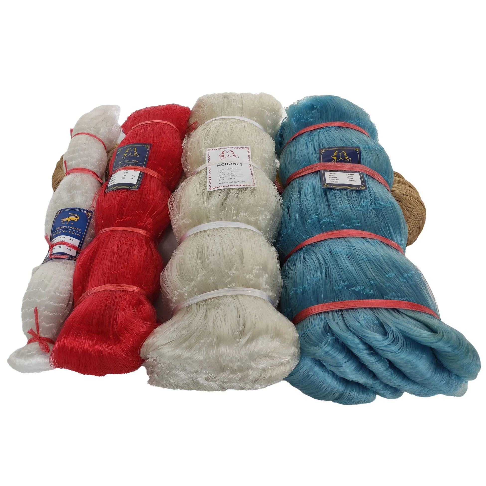 Best Pricing Cap-Dua Ikan Nylon/Polyester Multifilament Fishing Net Agriculture Color Nylon Net Bulk Purchase Export Wholesale