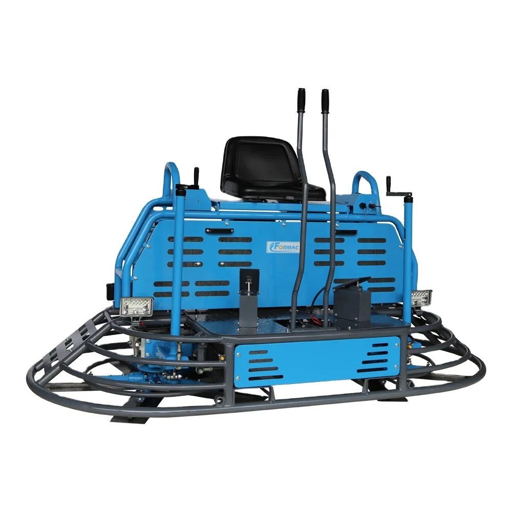 46 Inch Walk Behind Diesel Smoothing Leveling Power Trowel Float Pan For Sale Blades Concrete Machine Screed Finishing Tools