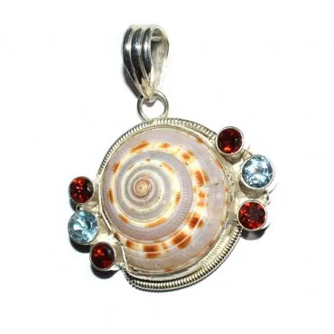 Natural Semiprecious Stones Fashion Jewelry Pendants & Charms Bajra Chakra Pendant Dorje Chakra Pendants