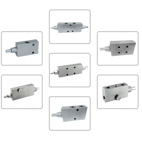 OVERCENTER hydraulic VALVE Double In Line, 25LPM, 350 bar, pilot ratio 4.5:1, VBCD-DE Double Balance valve for machinery