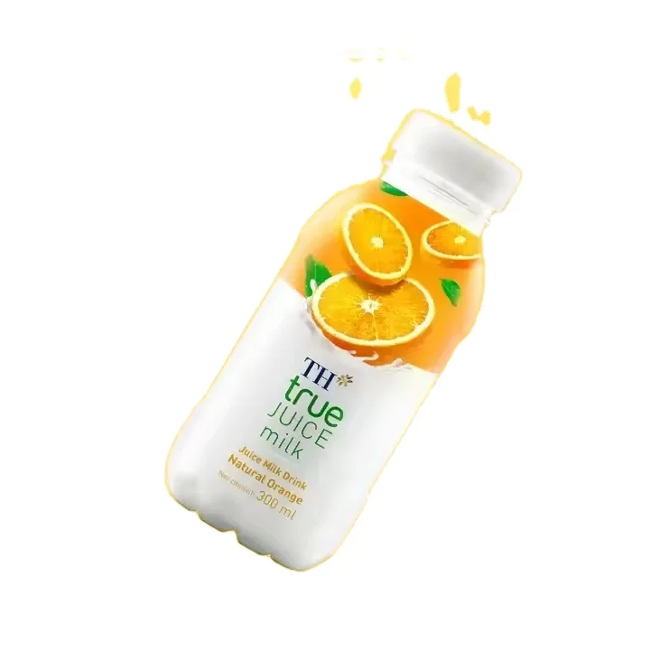 Fast delivery Flavored Sterilized Vietnam Origin OEM ability TH true milk Natural Orange 300ml Juice Healthy drinks for family