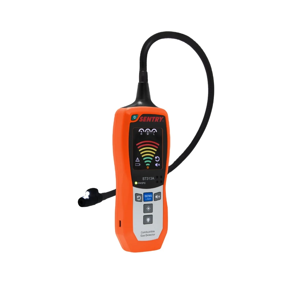 Mathane Leak Detector with visual signal LCD