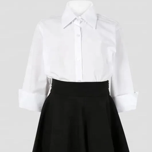 school uniform for girls shirt and skirt