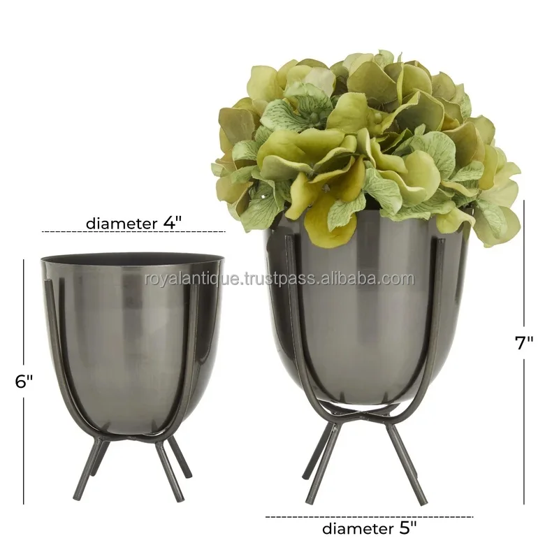 Top Quality  Planter Set with Stand Garden Flower Pots and Planter from Indian Manufacturer Whole Sale Best Price