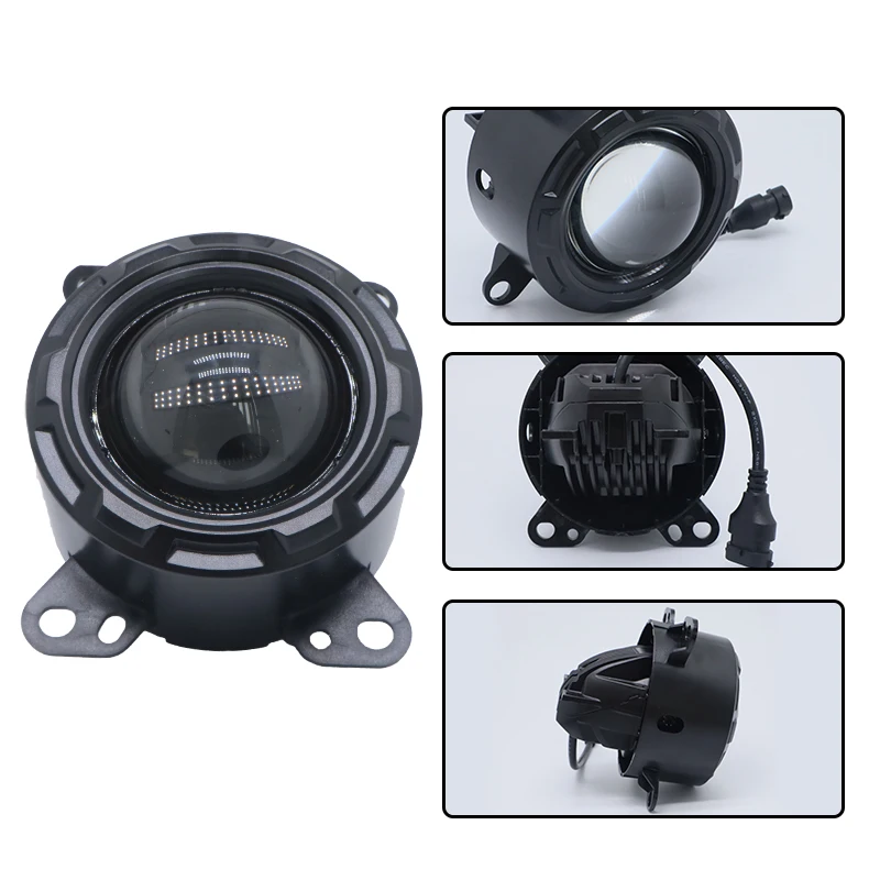 Waterproof Car Fog Light LED Headlight Fog Light HD Blue Film 9 - 36V Brand New For LADA Honda Ford Suzuki Universal Models