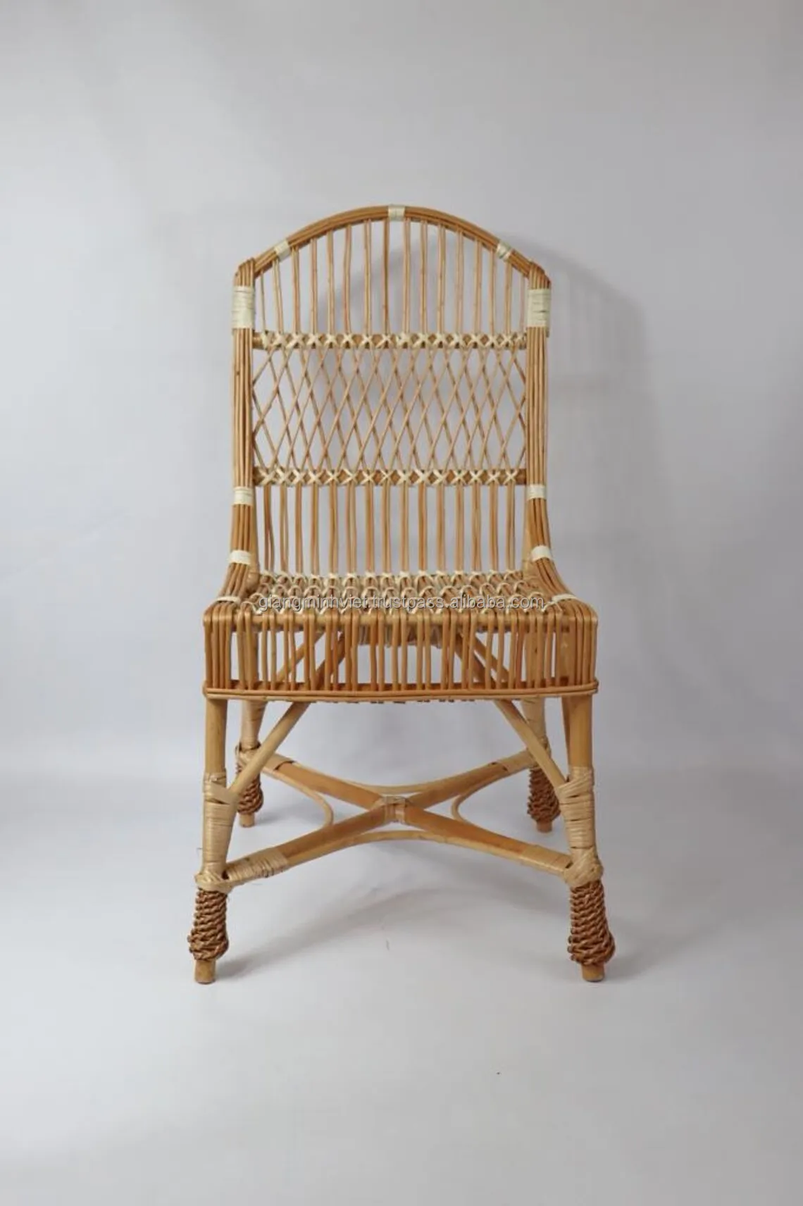 High quality comfortable natural outdoor garden living room rattan chair made in Vietnam For Hotel Chairs