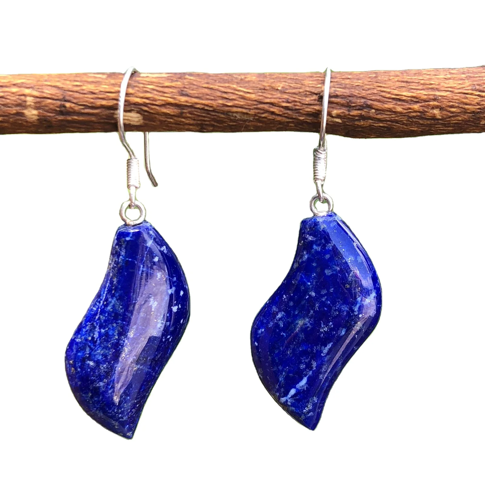 Beautiful Design Lapis Lazuli Stone Earrings/ Lapis Lazuli jewelry Lapis Earrings