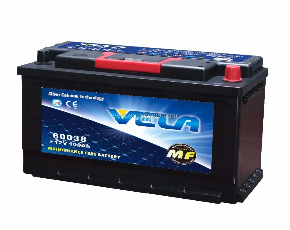 12V super power car battery DIN100 MF Truck Battery 100Amp Lead Acid Battery