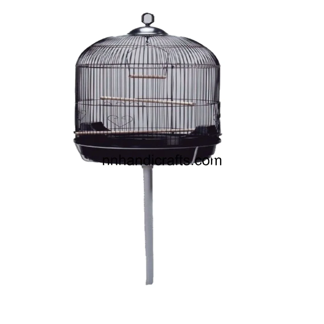 American Design Metal Iron Black Powder Coated Poultry Birds Living Finch For House Indoor Outdoor Garden Decoration Bird Cage