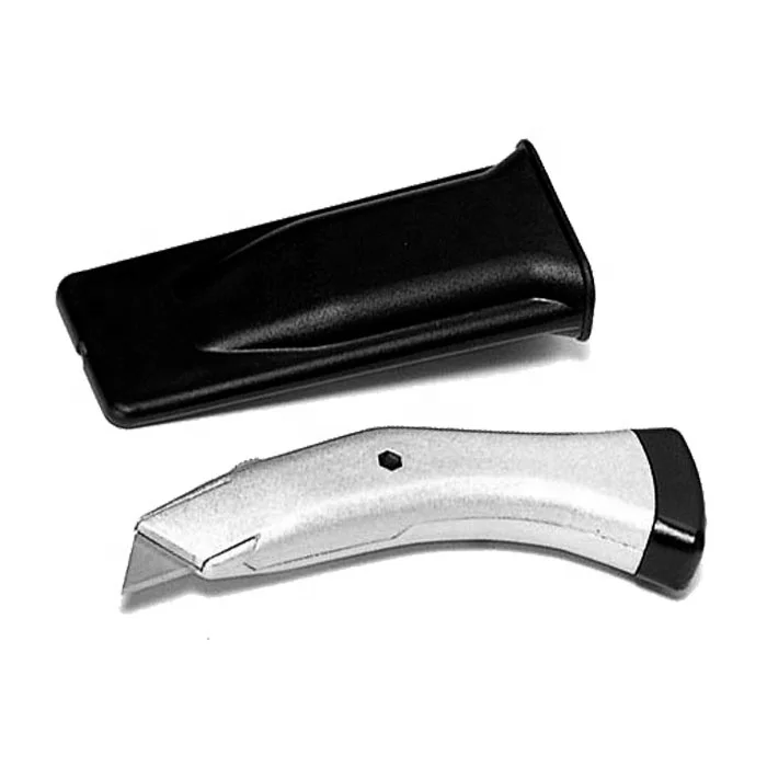 Quick change heavy duty utility knife box cutter