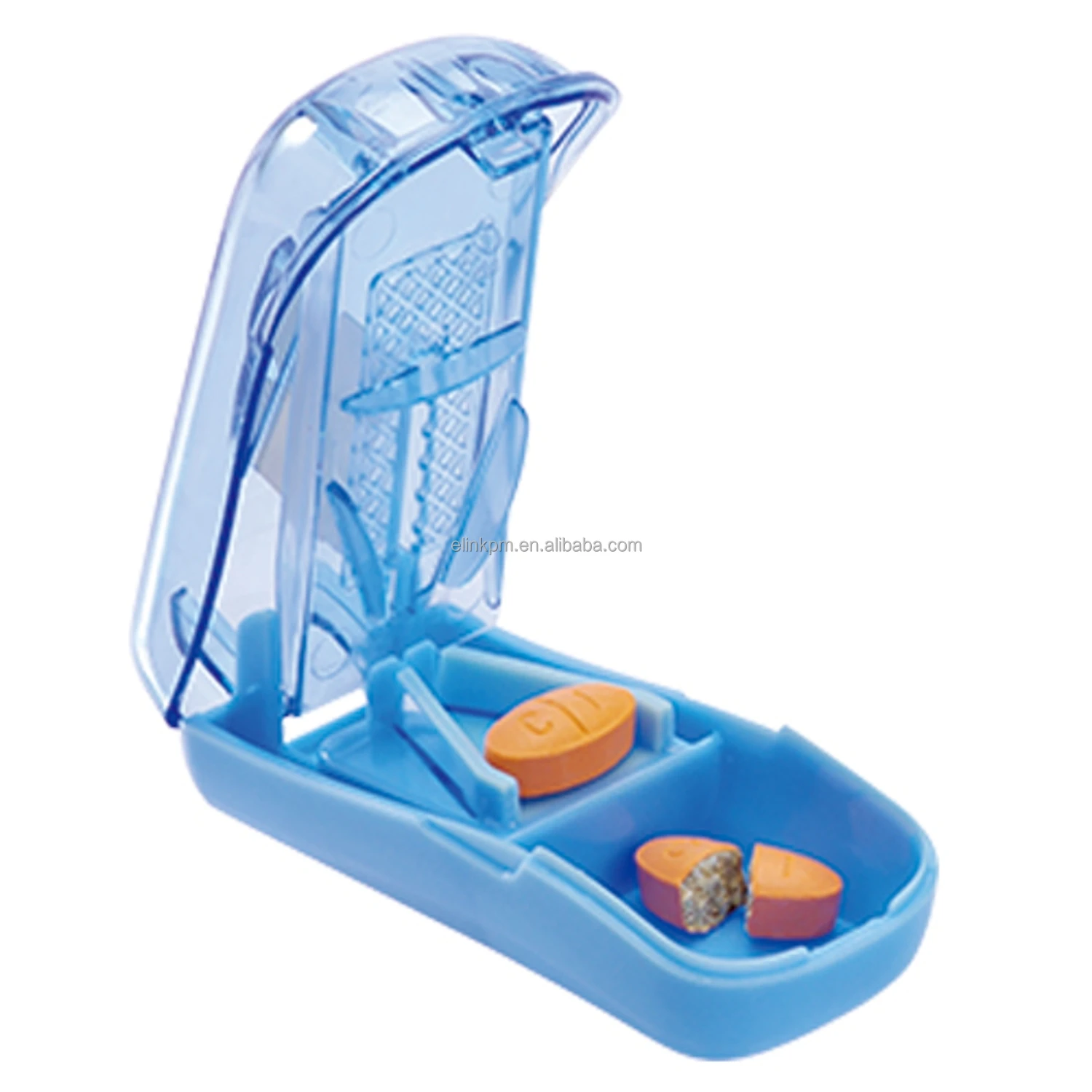 Safety Pill Cutter With Hidden Blade Design