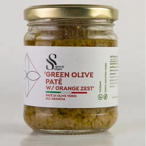 GREEN OLIVES PATE WITH ORANGE ZEST