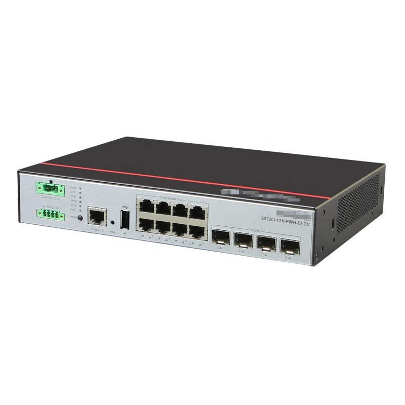switch poe gigabit S5720I-12X-PWH-SI-DC ethernet switch module for factory sealed