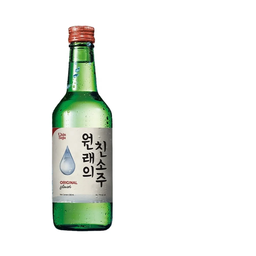 Various Fruit Flavor Chin Soju Product 360ml beverages korean soju high quality manufacture price OEM service recommended