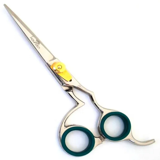 Hot Selling Professional Quality Barber Scissors Custom Logo Printed Design Straight Blade Hair Cutting Beauty Salon Shears