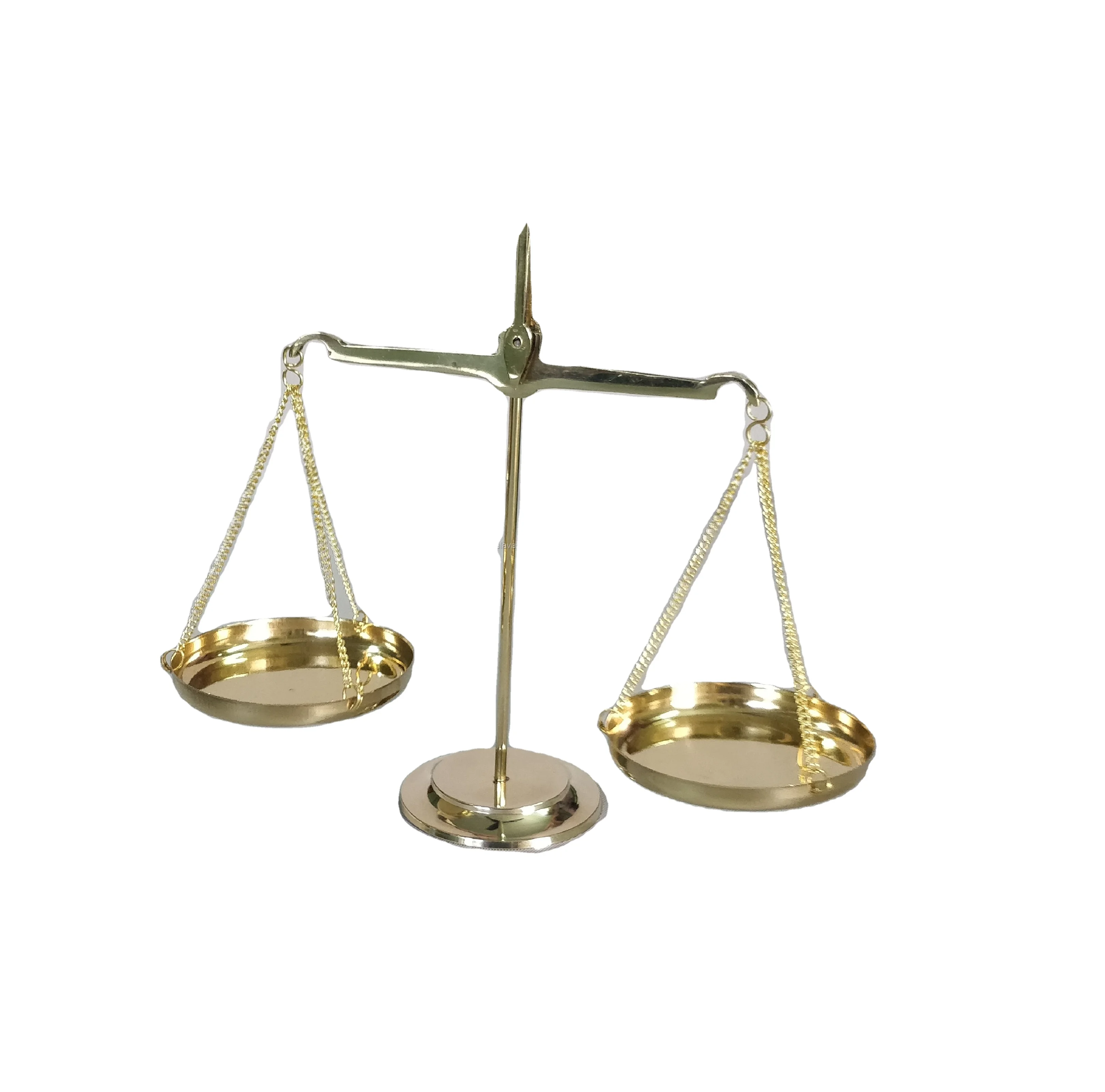 Acrylic Base Brass Balance Scale for Household Use Weight Measuring Function