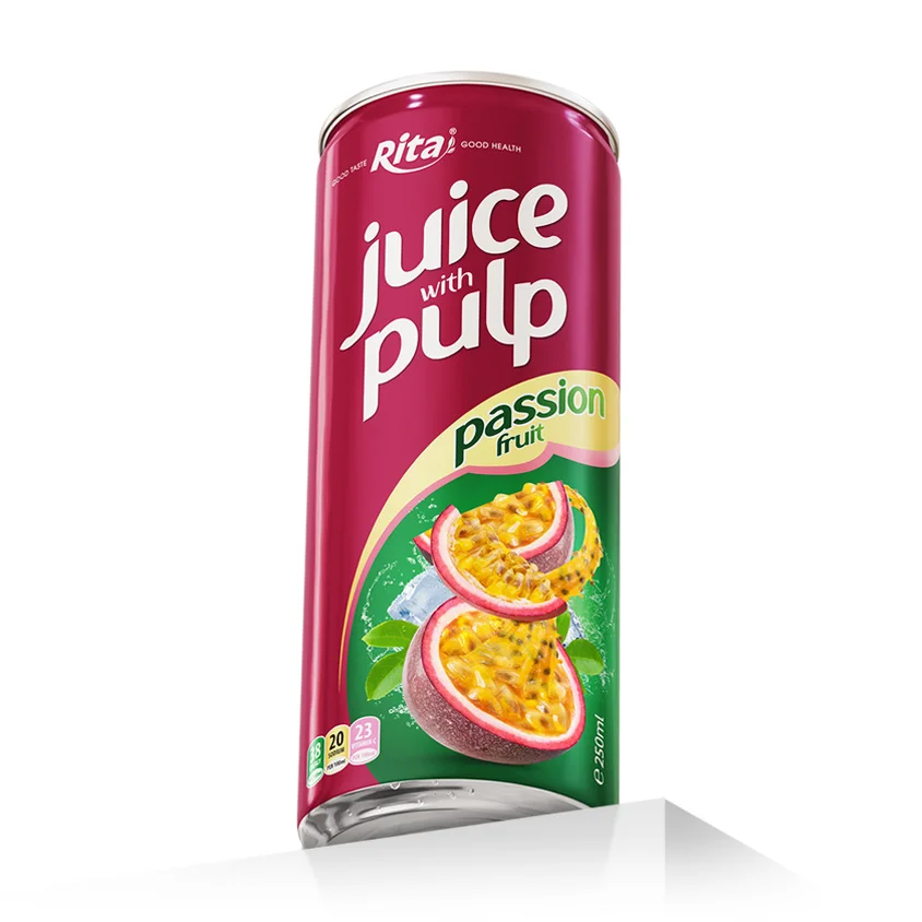 Free Sample Healthy Beverage Manufacturer Fruit Juice Drink 250 ml Orange Juice