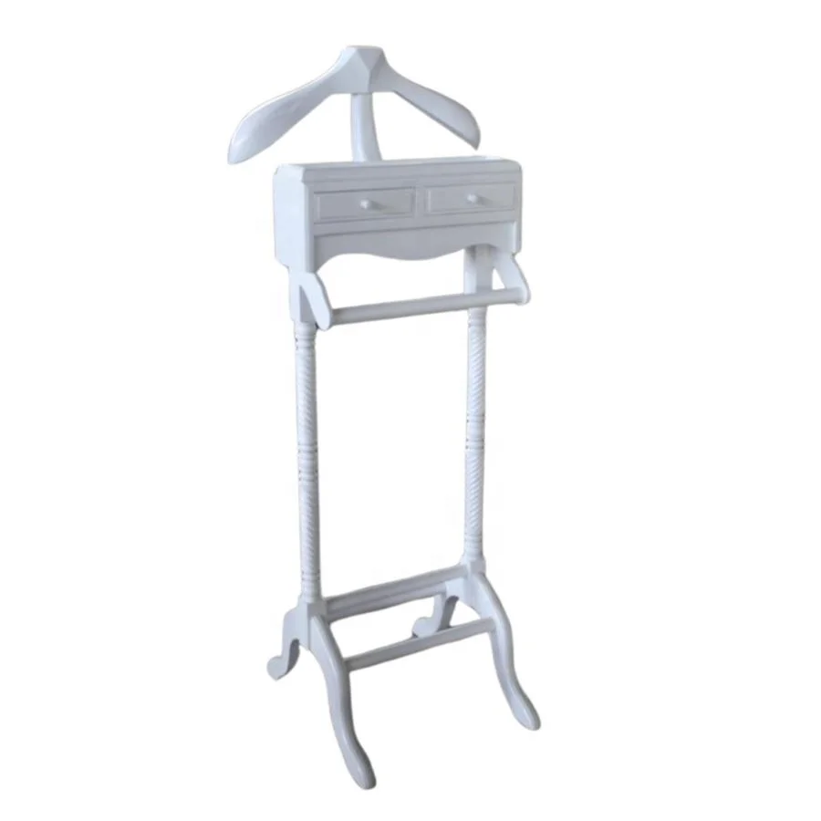 Coat Hanger Solid Wood Valet Stand Wooden Accessories Coat Rack for Home Office Furniture Hotel Furniture and Laundry Furniture