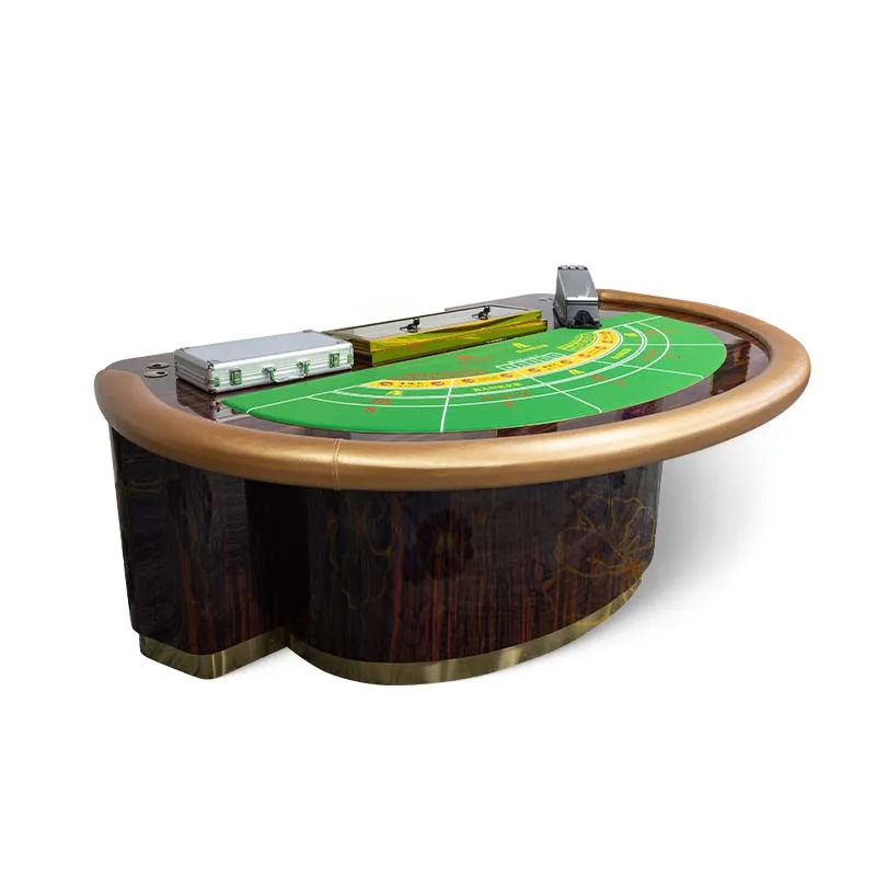 High Quality Deluxe Baccarat Super 6 Professional Baccarat Casino Table for Casino Entertainment