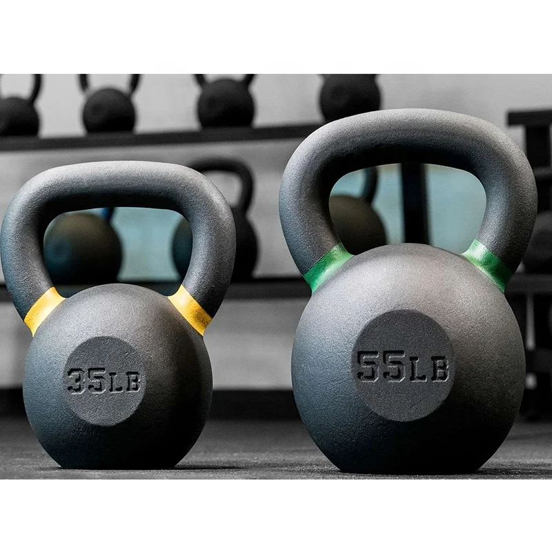 2024 Custom Pesas Rusas De Cast Iron Neopreno Kettlebells Competition Adjustable Kettlebell Set