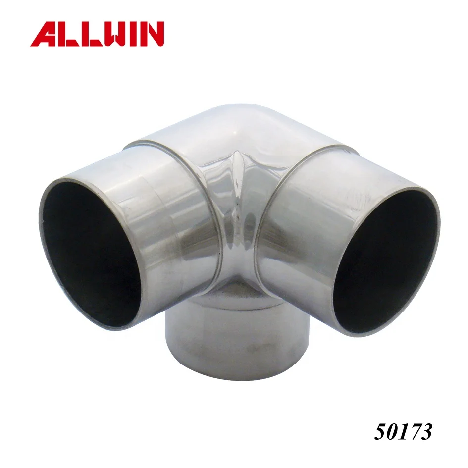 Stainless Steel 4 Way Tee Tube Connector