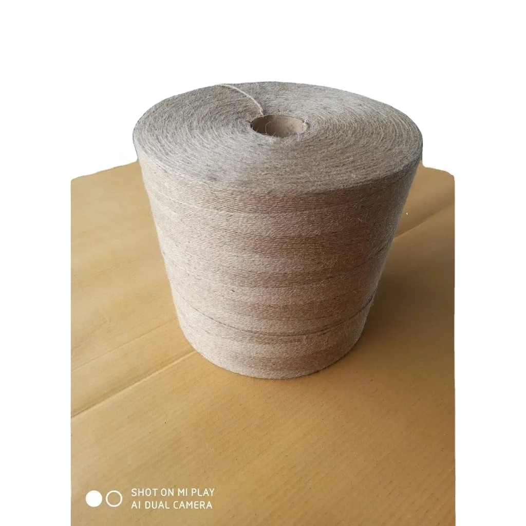 10lbs/1 Ply High Quality 100% Jute Yarn  Hessian Wholesale 100% Jute Yarn from Bangladesh